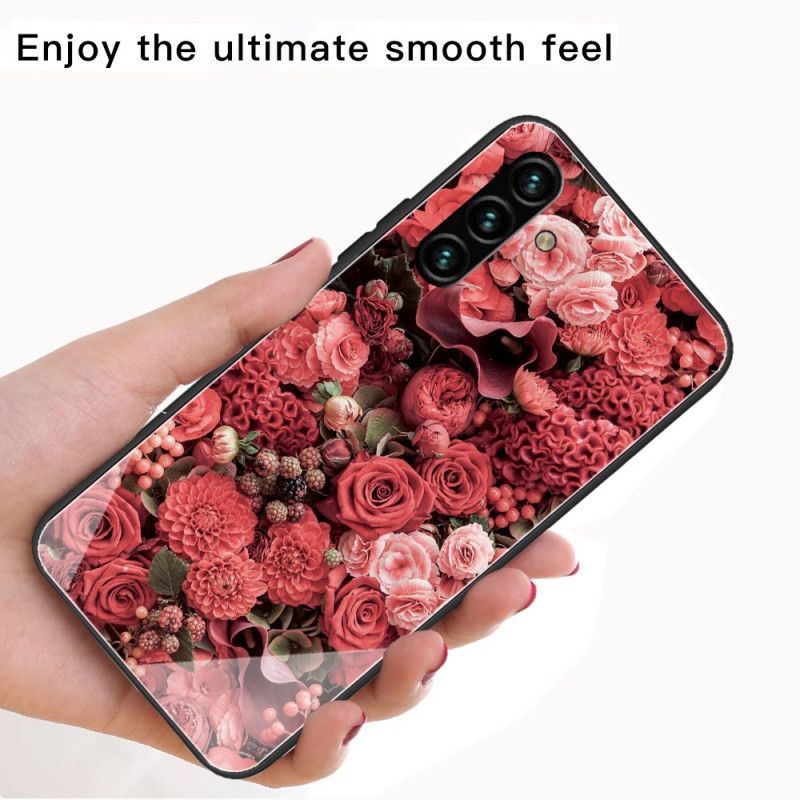 Kryty Na Mobil Na Samsung Galaxy A13 5G / A04s Tvrzené Sklo Rose Flowers