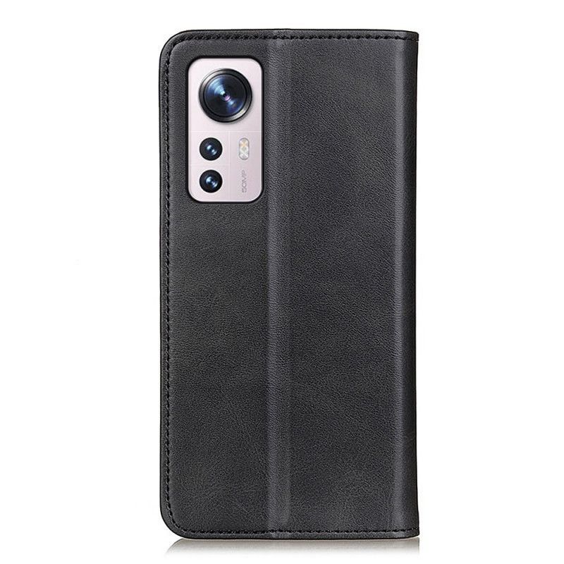 Kryty Na Mobil Na Xiaomi 12 / 12X Flipové Pouzdro Elegance Štípaná Kůže
