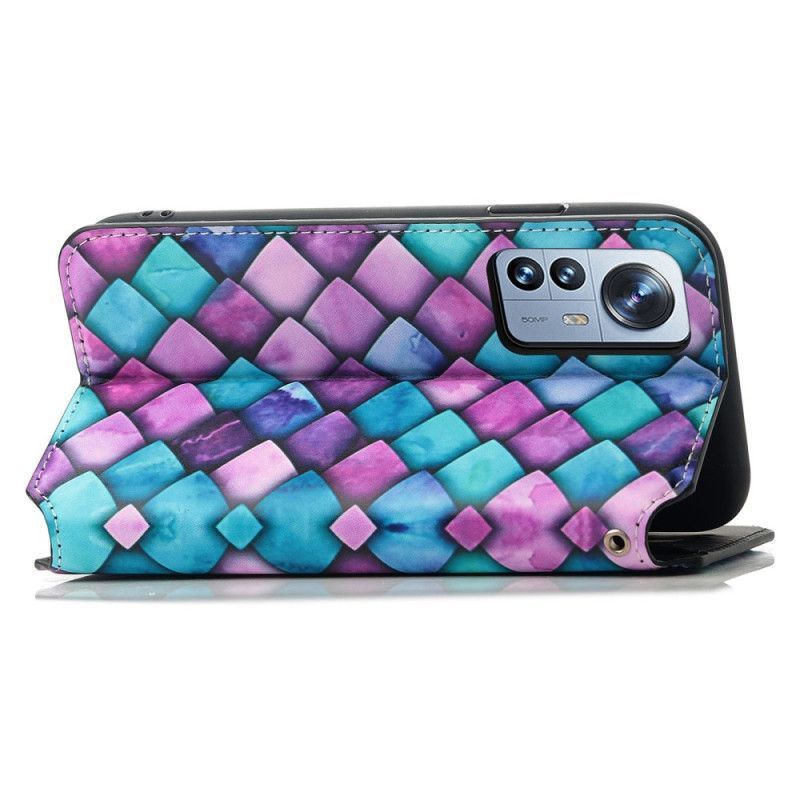 Kryty Na Mobil Na Xiaomi 12T / 12T Pro Flipové Pouzdro Design Caseneo Rfid