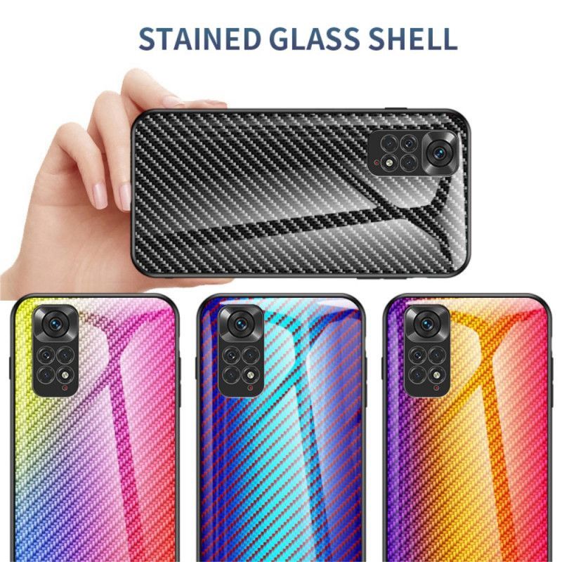 Kryty Na Mobil Na Xiaomi Redmi Note 11 / 11S Tvrzené Sklo Z Uhlíkových Vláken