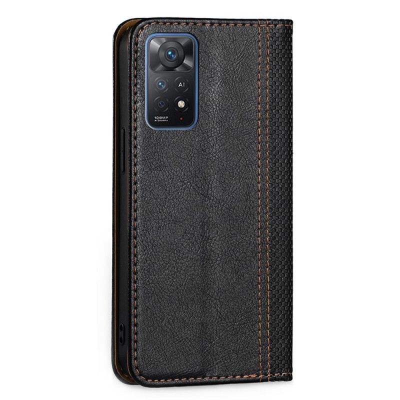 Kryty Na Mobil Na Xiaomi Redmi Note 11 Pro / 11 Pro 5G Flipové Pouzdro Efekt Texturované Kůže