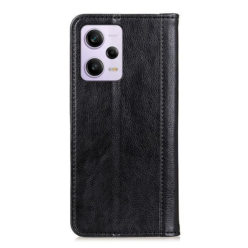 Kryty Na Mobil Na Xiaomi Redmi Note 12 Pro Plus Flipové Pouzdro Liči Štípaná Kůže