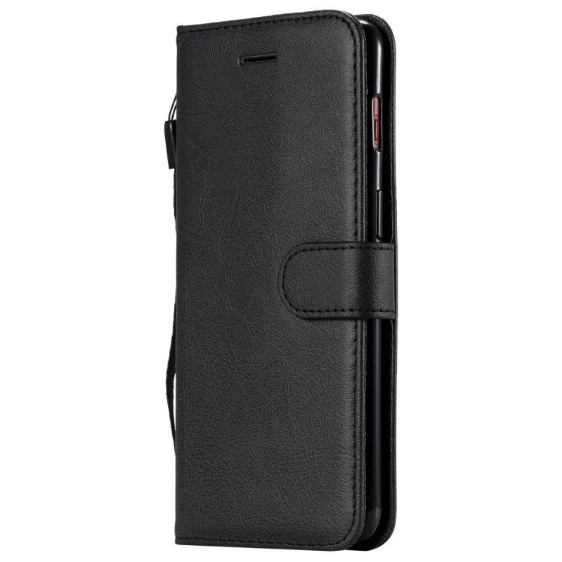 Flipové Pouzdro Na Oneplus 7 Kožený Řemínek