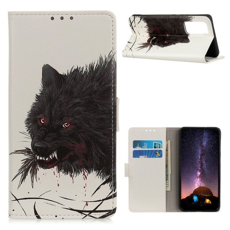 Flipové Pouzdro Na Oneplus 9 Hladový Vlk