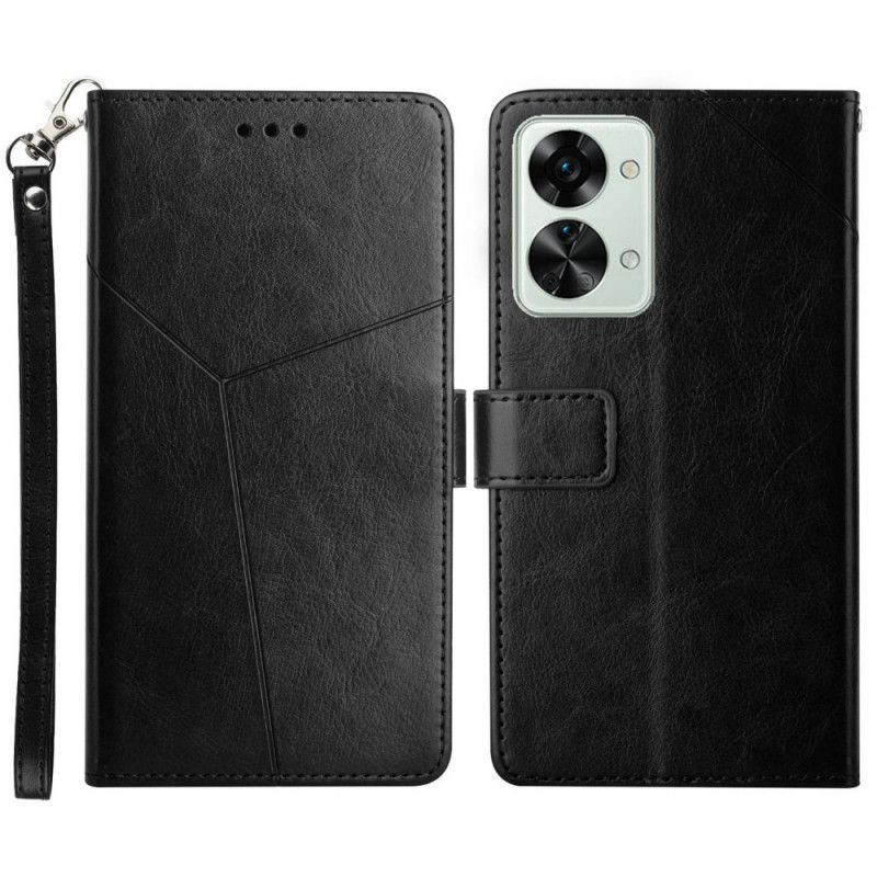 Flipové Pouzdro Na OnePlus Nord 2T 5G Na Lana Y Strappy Design