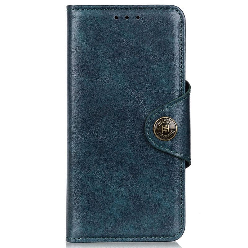 Flipové Pouzdro Na OnePlus Nord 2T 5G Vintage Tlačítko Z Umělé Kůže