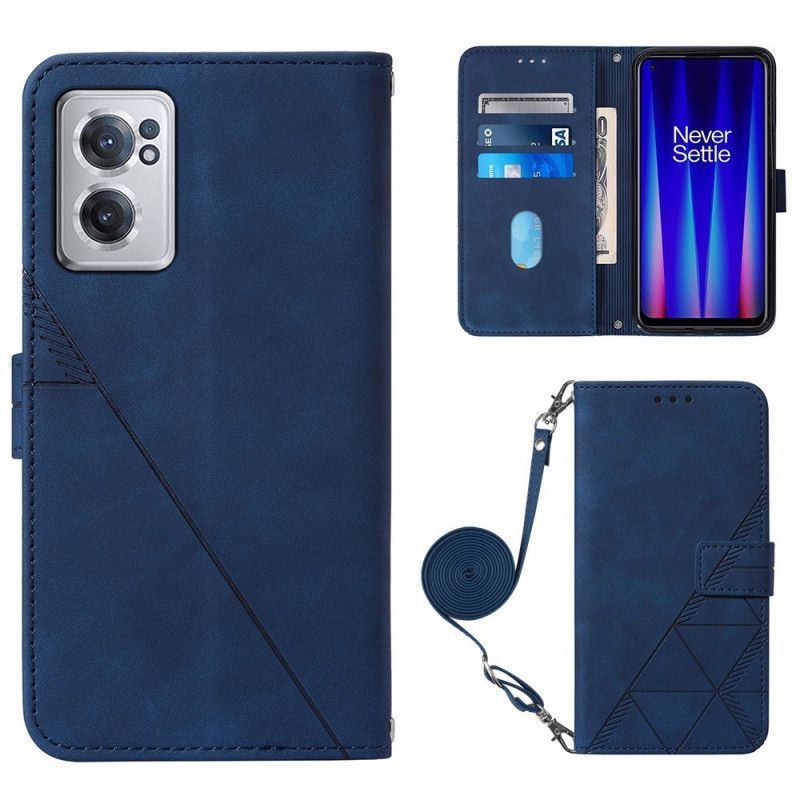 Flipové Pouzdro Na OnePlus Nord CE 2 5G Kabelka Yb Imecrinting