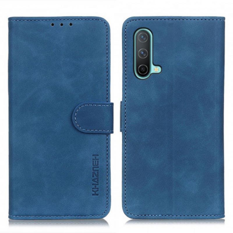 Flipové Pouzdro Oneplus Nord Ce 5g Khazneh Vintage Kožený Efekt