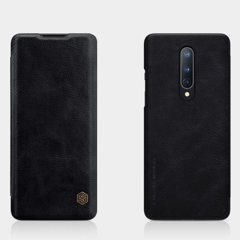 Kožené Pouzdro Folio Na Oneplus 8 Série Nillkin Qin