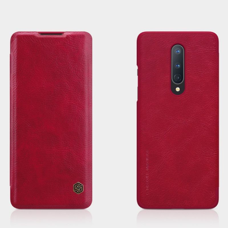 Kožené Pouzdro Folio Na Oneplus 8 Série Nillkin Qin