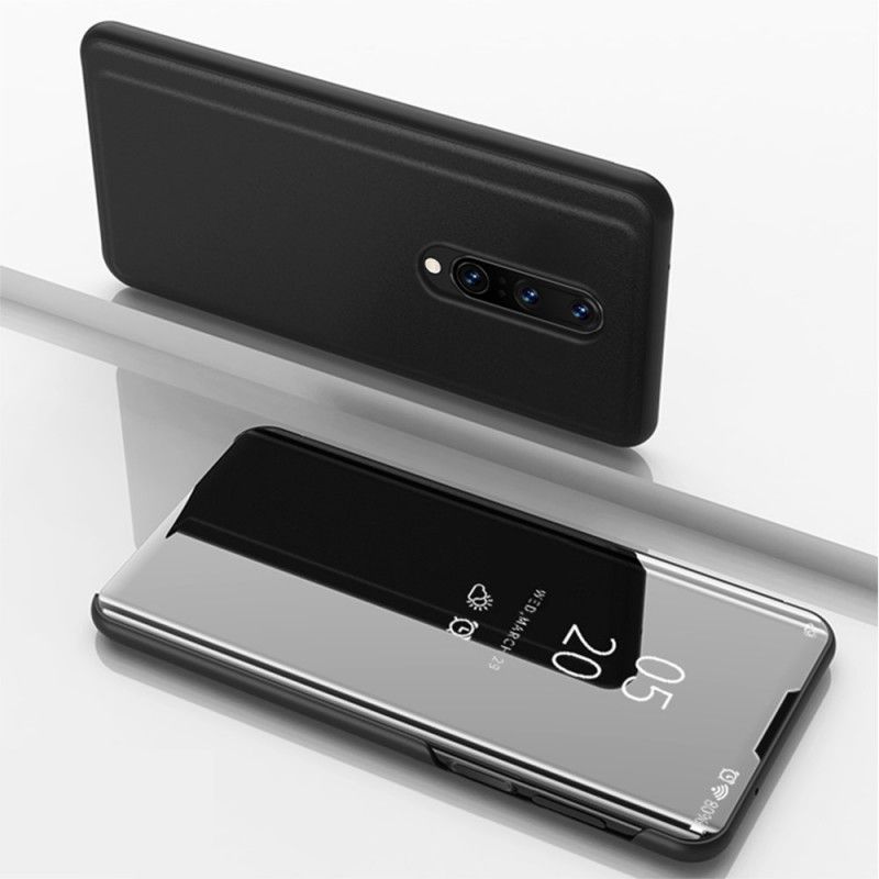 Kožené Pouzdro Folio Na Oneplus 8 Zrcadlo