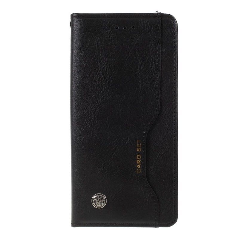 Kožené Pouzdro Folio Oneplus 7 Držák Na Karty Z Umělé Kůže