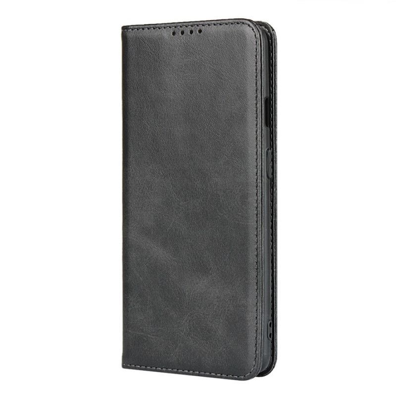 Kožené Pouzdro Folio Oneplus 7t Prémiové Prošívání Z Umělé Kůže