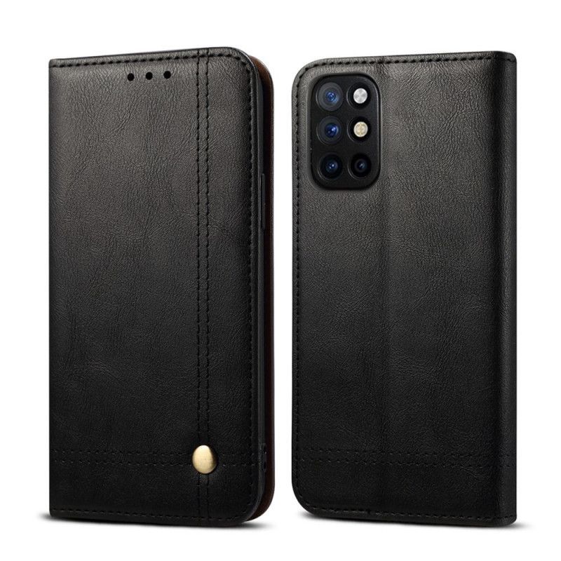 Kožené Pouzdro Folio Oneplus 8t Švy S Koženým Efektem