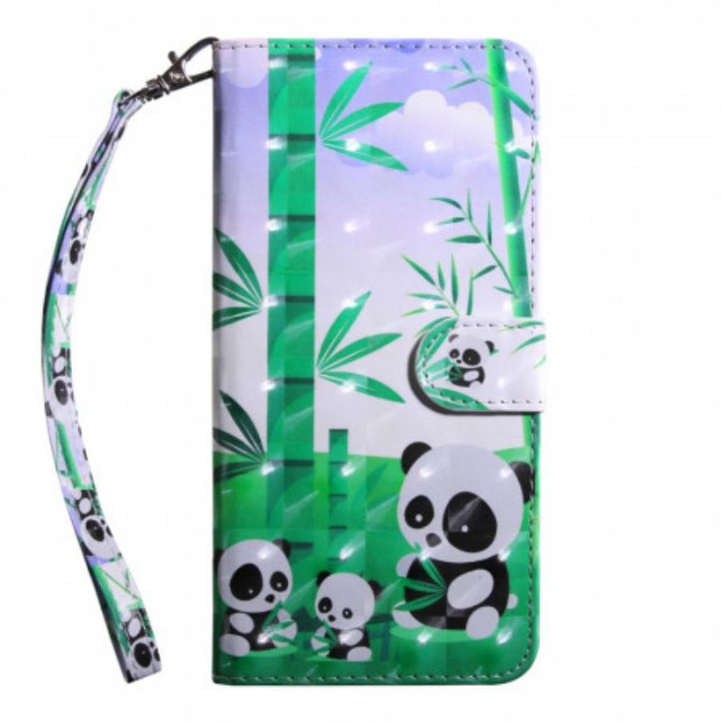 Kožené Pouzdro Na OnePlus 10 Pro 5G Na Lana Tanga Pandas