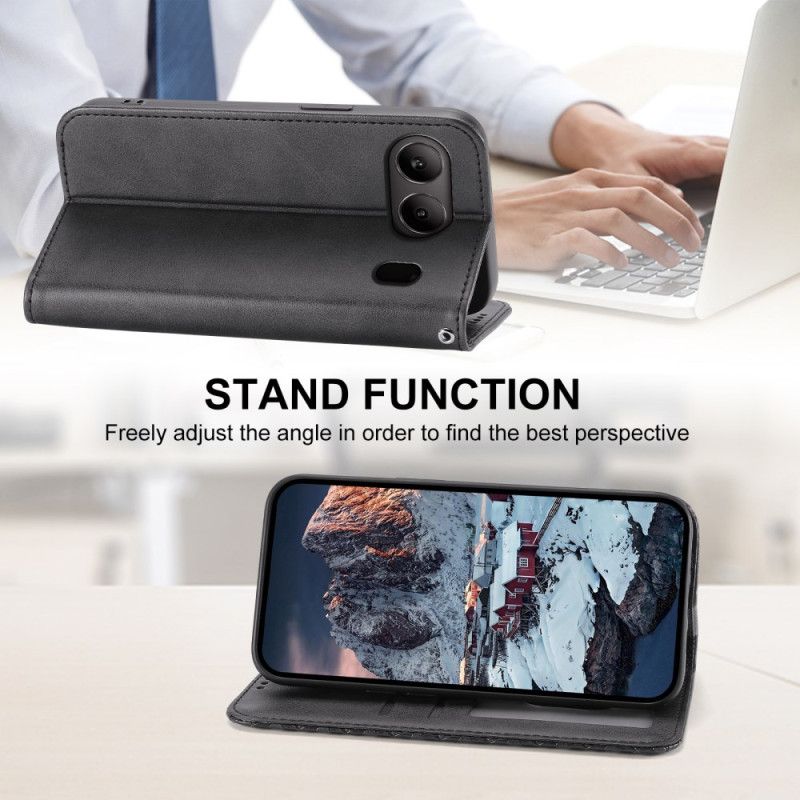 Kožené Pouzdro Oneplus Nord 4 Kryty Na Mobil Diamantový Povrch S Páskem