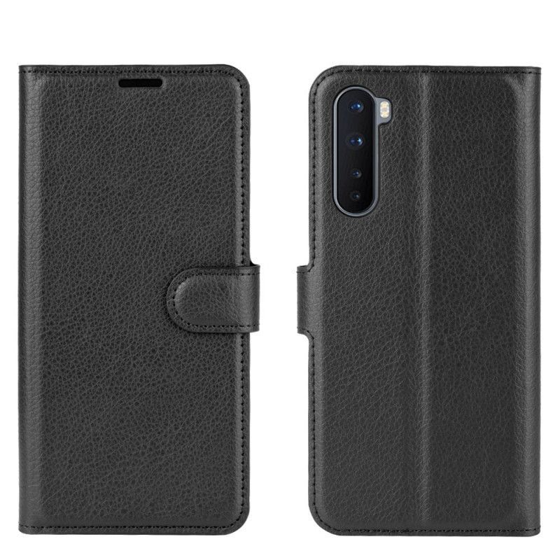 Kožené Pouzdro Oneplus Nord Klasický Efekt Liči