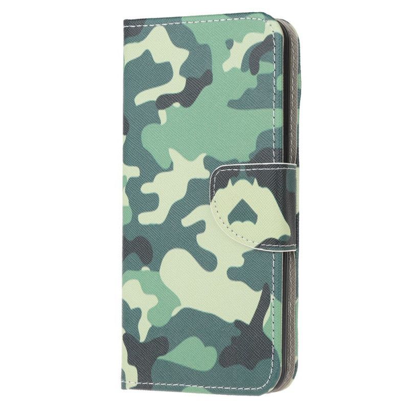 Kožené Pouzdro Oneplus Nord N100 Vojenská Kamufláž