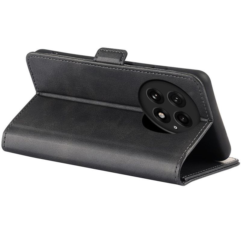 Kožený Kryt Na Oneplus 13 Dvojitá Spona