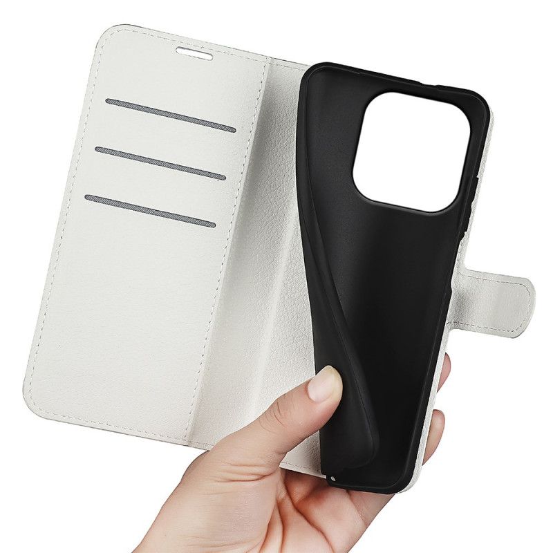 Kožený Kryt Na Oneplus 15 Umělá Kůže Liči