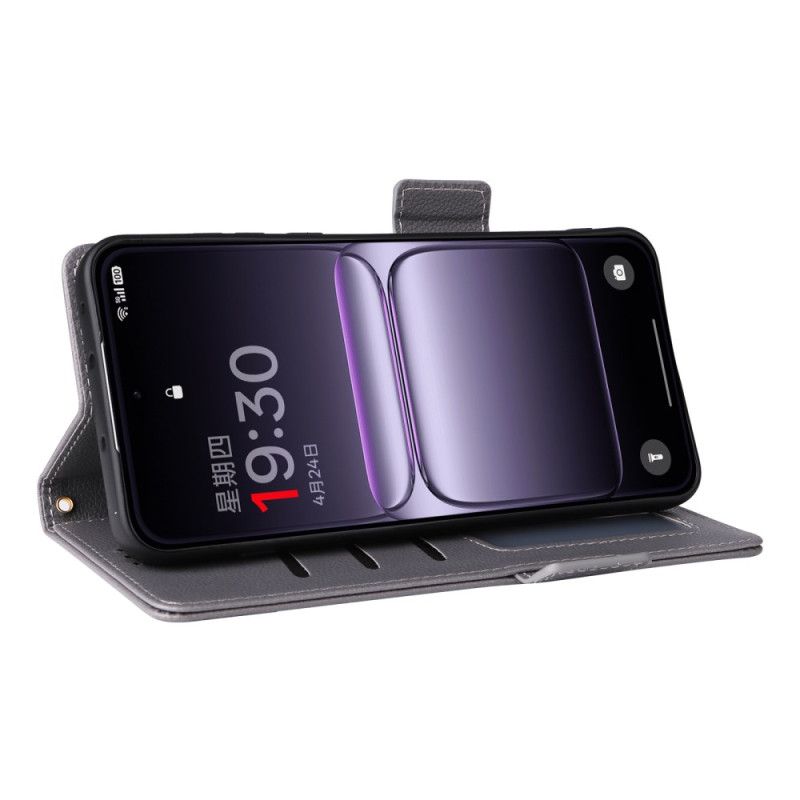 Kožený Kryt Na Oneplus Nord 5 Texturovaná S Popruhem