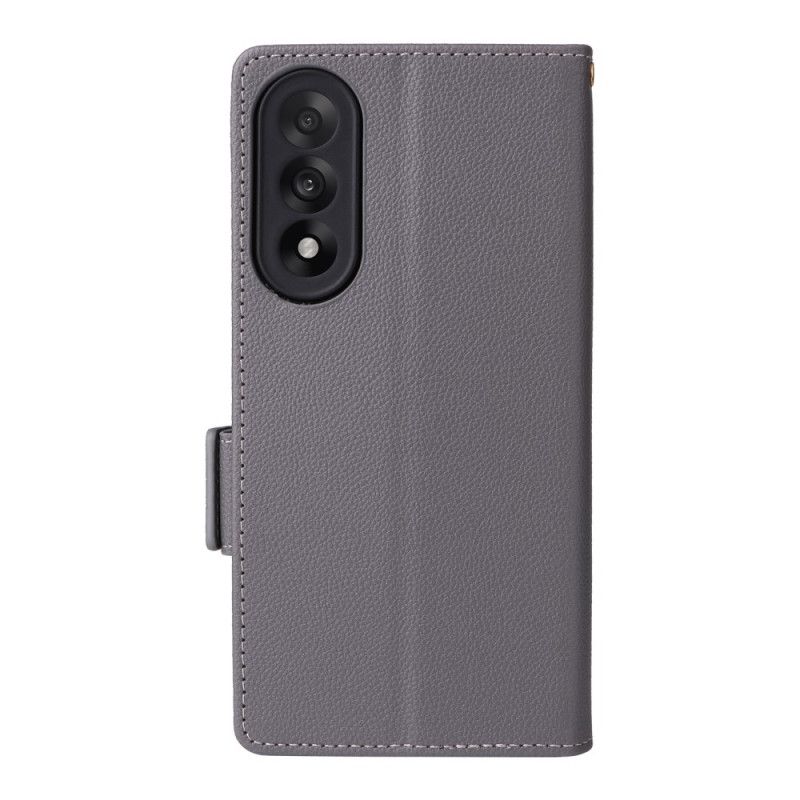 Kožený Kryt Na Oneplus Nord 5 Texturovaná S Popruhem