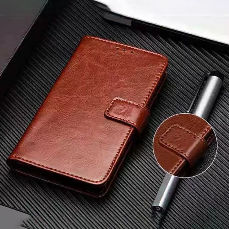 Kožený Kryt Oneplus 12 5g Umělá Kůže Retro Idewei