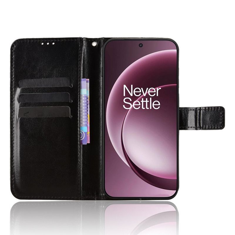 Kožený Kryt Oneplus 15 Křiklavá Umělá Kůže