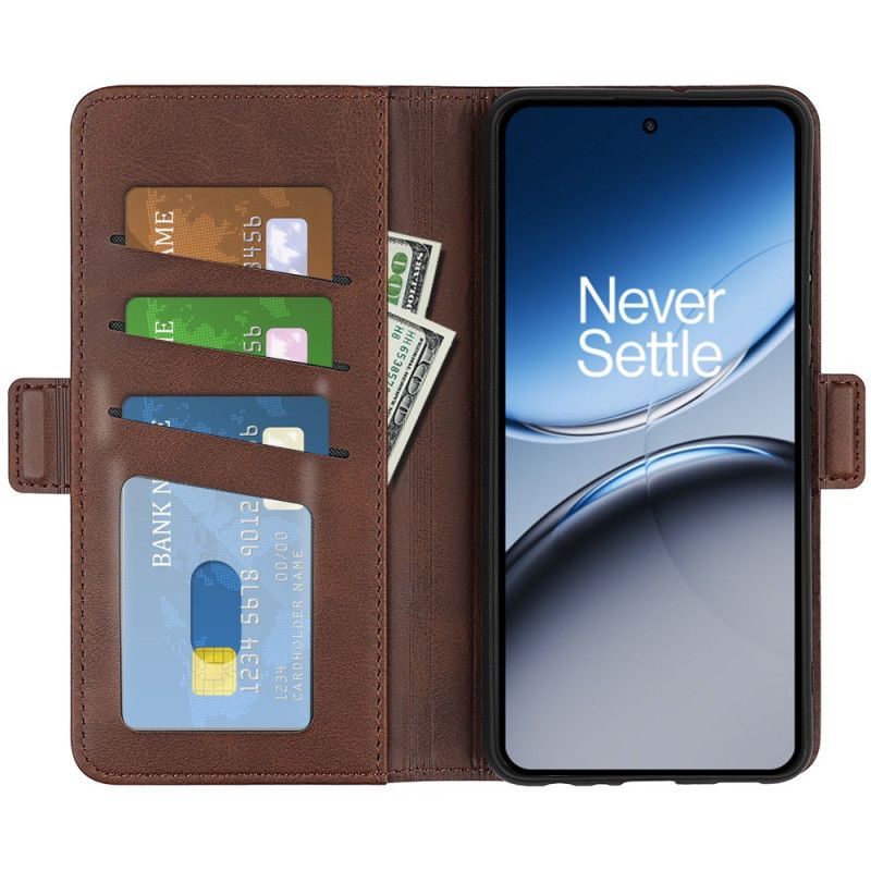 Kožený Kryt Oneplus Nord 4 Dvojitá Spona