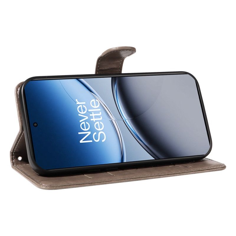 Kožený Kryt Oneplus Nord 4 Květinový Vzor