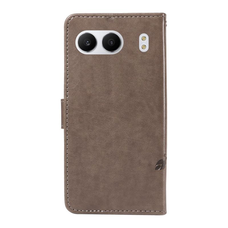 Kožený Kryt Oneplus Nord 4 Květinový Vzor