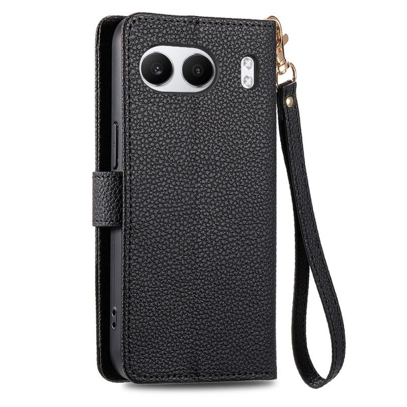 Kožený Kryt Oneplus Nord 4 Peněženka Se Srdíčkem A Rfid Blokováním