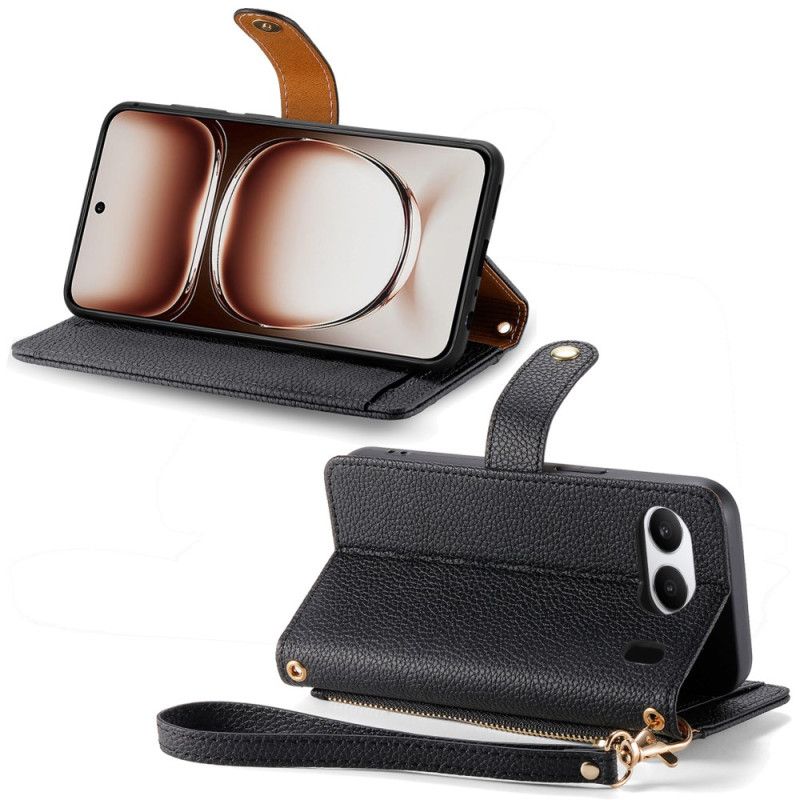 Kožený Kryt Oneplus Nord 4 Peněženka Se Srdíčkem A Rfid Blokováním