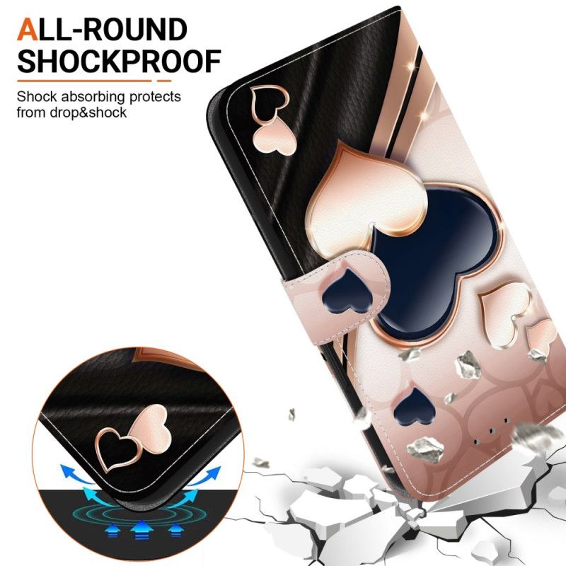 Kožený Kryt Oneplus Nord 5 Dvě Srdce