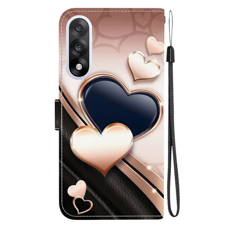 Kožený Kryt Oneplus Nord 5 Dvě Srdce