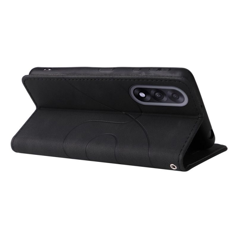 Kožený Kryt Oneplus Nord 5 Vlnitý Vzor