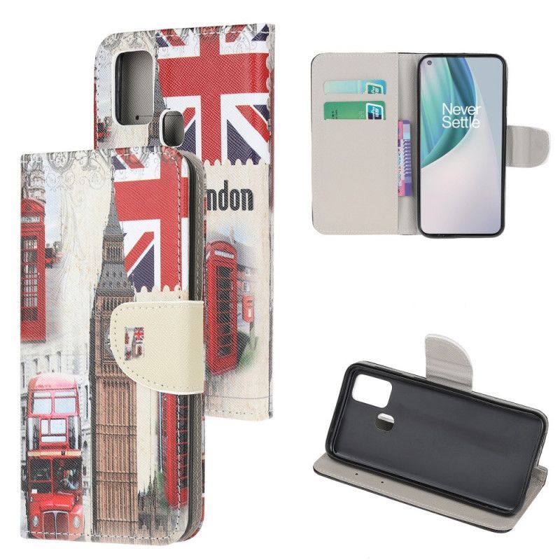 Kožený Kryt Oneplus Nord N10 Život V Londýně