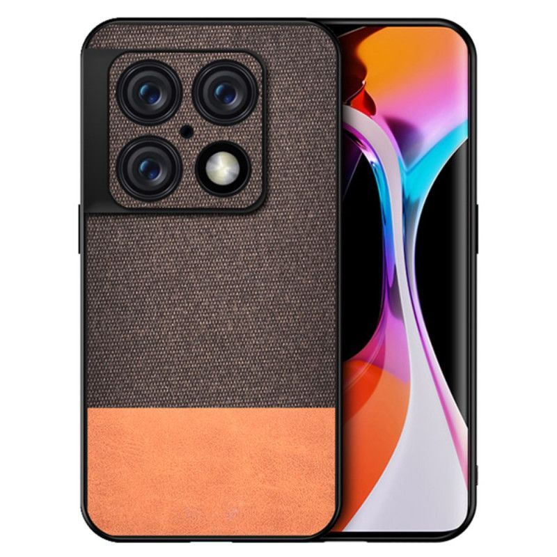 Kryt Na OnePlus 10 Pro 5G Umělá Kůže S Dvojitou Texturou