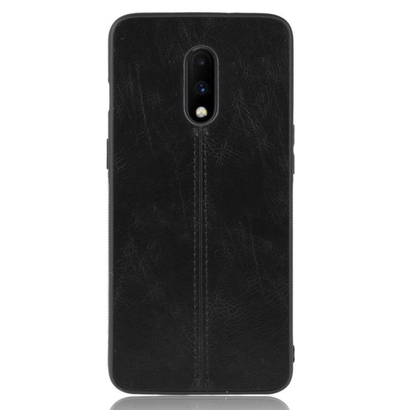 Kryt Na Oneplus 7 Efekt Kůže Ve Švu