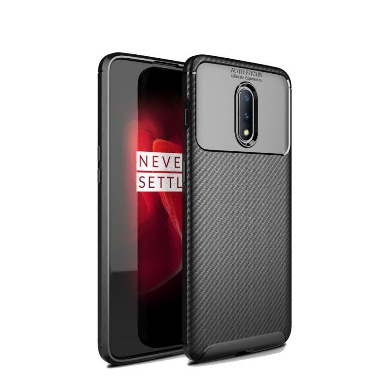 Kryt Na Oneplus 7 Flexibilní Textura Uhlíkových Vláken