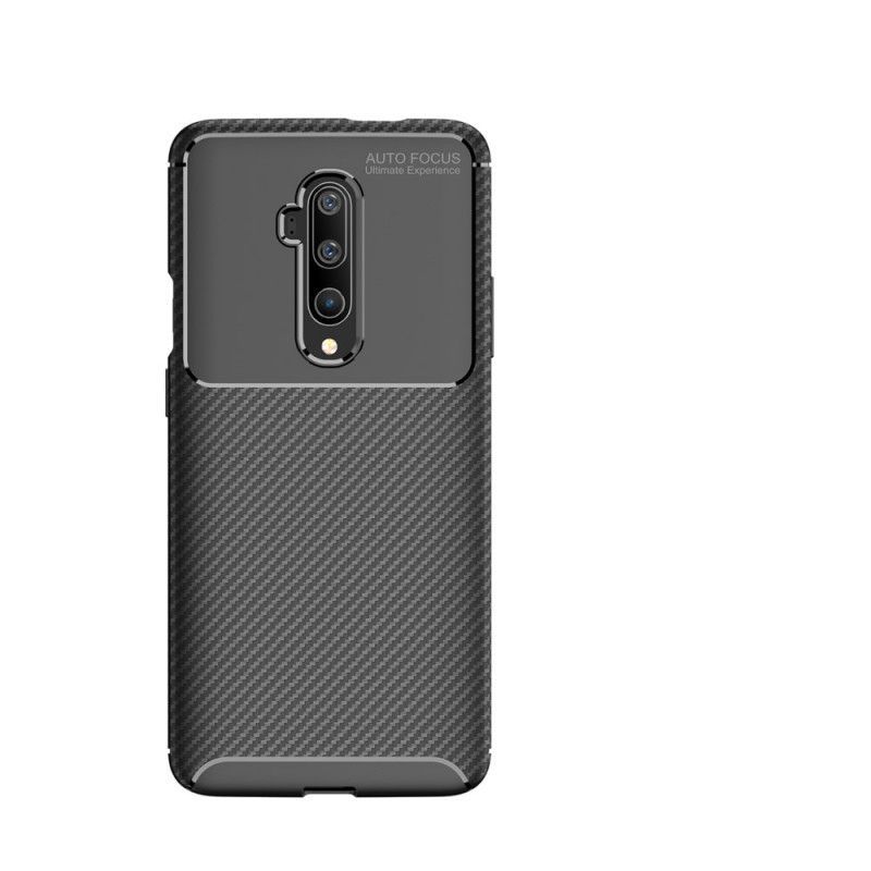 Kryt Na Oneplus 7t Pro Flexibilní Textura Uhlíkových Vláken