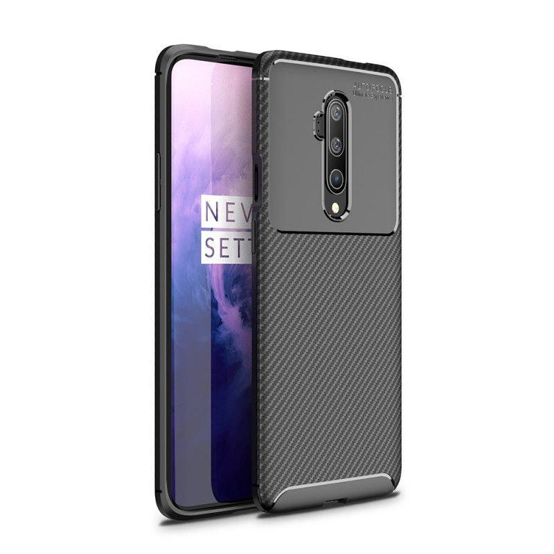 Kryt Na Oneplus 7t Pro Flexibilní Textura Uhlíkových Vláken