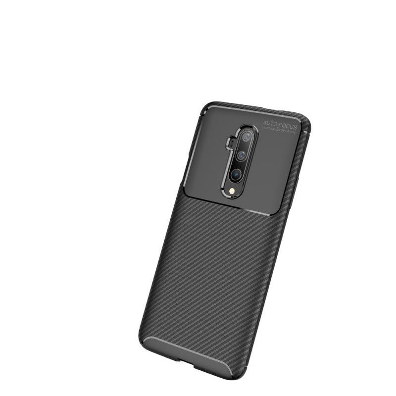 Kryt Na Oneplus 7t Pro Flexibilní Textura Uhlíkových Vláken