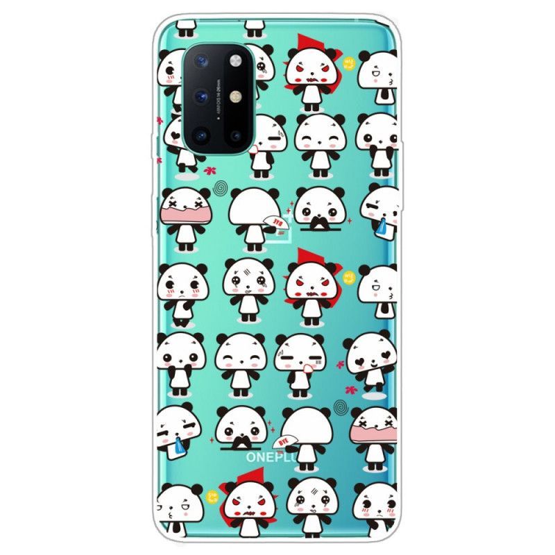 Kryt Na Oneplus 8t Průhledné Legrační Pandy