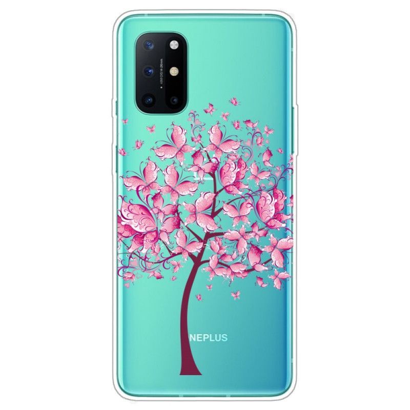 Kryt Na Oneplus 8t Průhledný Motýlí Strom