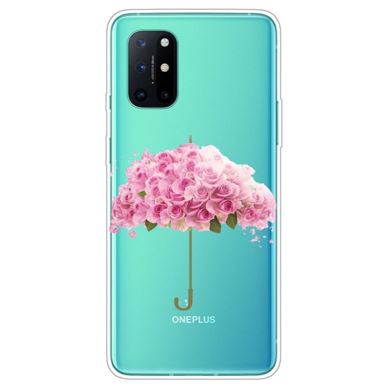 Kryt Na Oneplus 8t Růžový Deštník