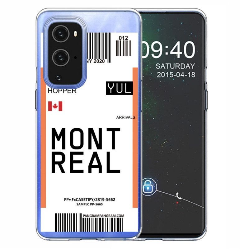 Kryt Na Oneplus 9 Palubní Vstupenka Do Montrealu