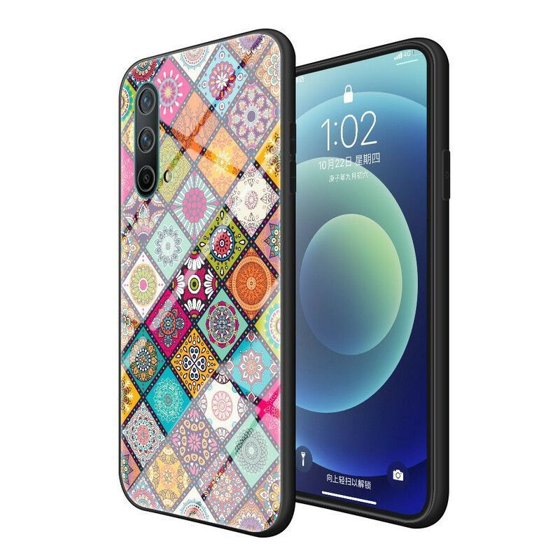 Kryt Na Oneplus Nord Ce 5g Patchwork Magnetický Stojan