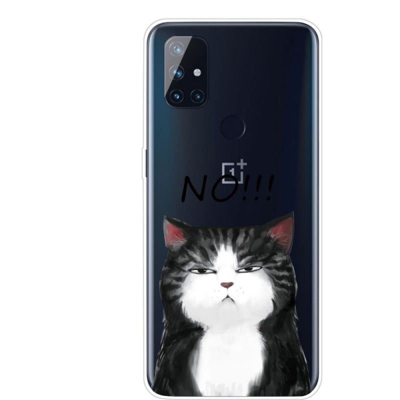 Kryt Na Oneplus Nord N100 Kočka Která Říká Ne