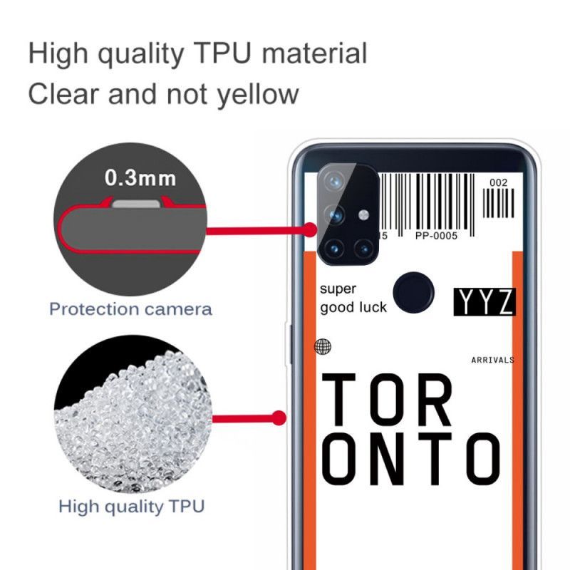 Kryt Na Oneplus Nord N100 Palubní Vstupenka Do Tokia